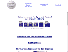 Tablet Screenshot of harmoniumservice.de